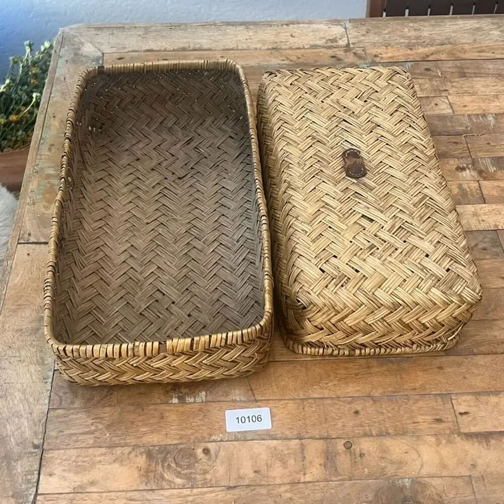 Japanese Gyori Bamboo Storage Baskets 19.5